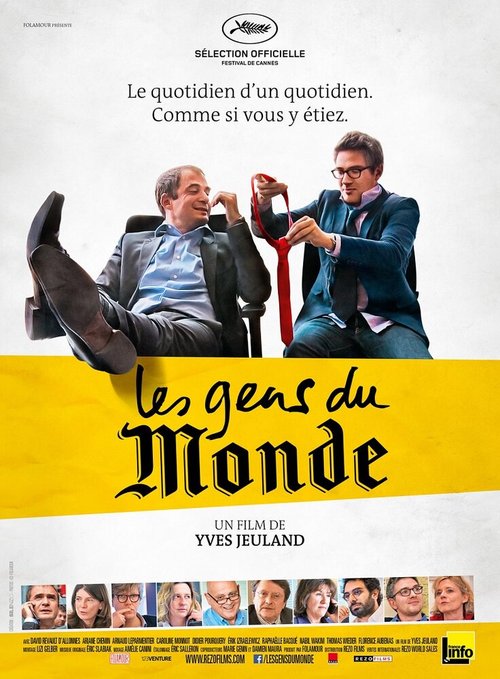 En haut de l'affiche